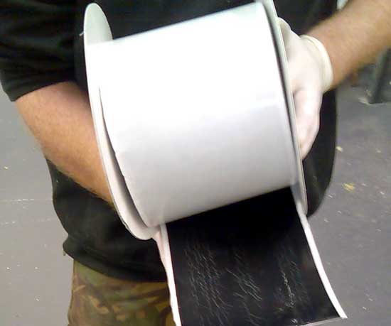 Wide single sided corner tape