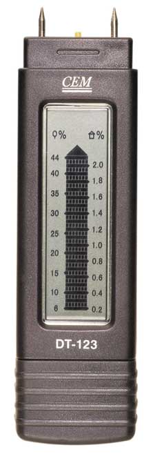 Damp Meter - Wood and Masonry Scales